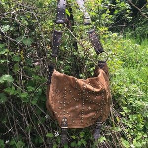 Betsey Johnson Bronze Messenger Bag